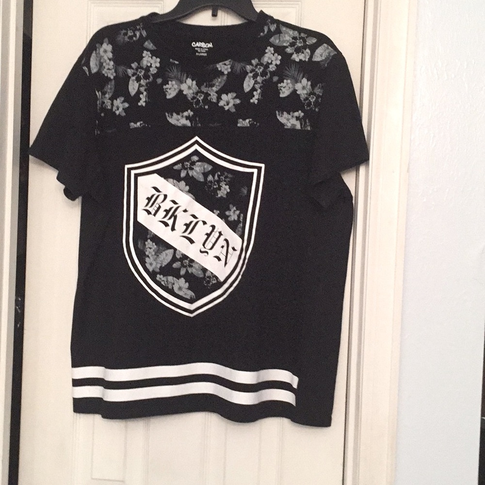 Carbon “BKLYN” Floral Stretch T-Shirts